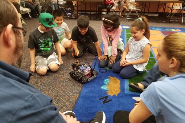 28 Exploring Mars Terrain Using Robotic Rovers and Drones at Miami Lakes Library