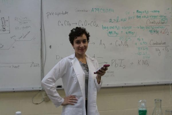 Brenda-Leading-Manifezt-Foundation-Youth-STEM-Innovators-Workshop-at-Archbishop-Curley-Notre-Dame