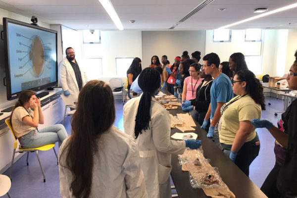 Eye Ball Dissection at Frost Museum - 11/18/17