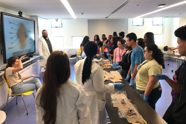 Eye Ball Dissection at Frost Museum - 11/18/17