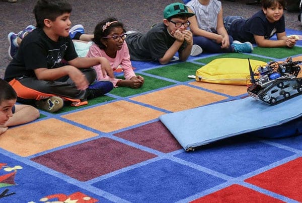 Exploring Mars Terrain Using Robotic Rovers and Drones at Miami Lakes Library